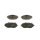 BOSCH 0 986 424 865 Bremsbelagsatz, Scheibenbremse
