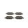 BOSCH 0 986 424 869 Bremsbelagsatz, Scheibenbremse