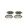 BOSCH 0 986 424 870 Bremsbelagsatz, Scheibenbremse