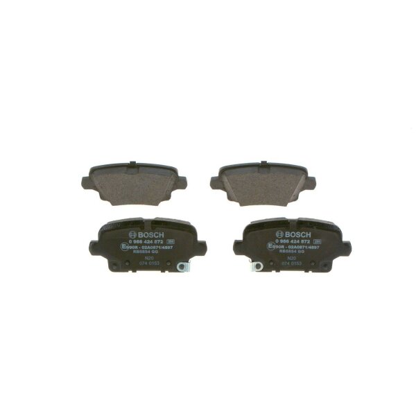BOSCH 0 986 424 872 Bremsbelagsatz, Scheibenbremse