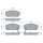 BOSCH 0 986 494 906 Bremsbelagsatz, Scheibenbremse