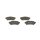 BOSCH 0 986 495 174 Bremsbelagsatz, Scheibenbremse