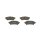 BOSCH 0 986 495 174 Bremsbelagsatz, Scheibenbremse