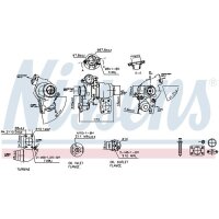 NISSENS 93061 Lader, Aufladung