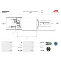 AS-PL SS9005P Magnetschalter, Starter