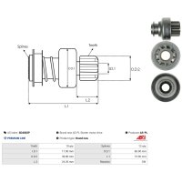 AS-PL SD4002P Freilaufgetriebe, Starter