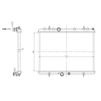 NRF 58312A Kühler, Motorkühlung