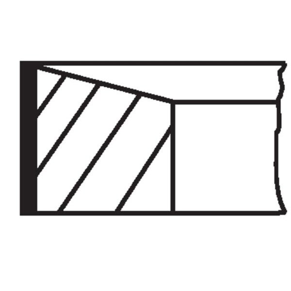 MAHLE 021 RS 00119 0N0 Kolbenringsatz