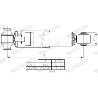 MONROE V1208 Stoßdämpfer