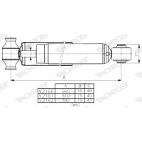 MONROE V2161 Stoßdämpfer