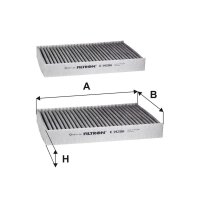 FILTRON K 1428A-2x Filter, Innenraumluft