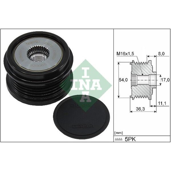 Schaeffler INA 535 0333 10 Generatorfreilauf