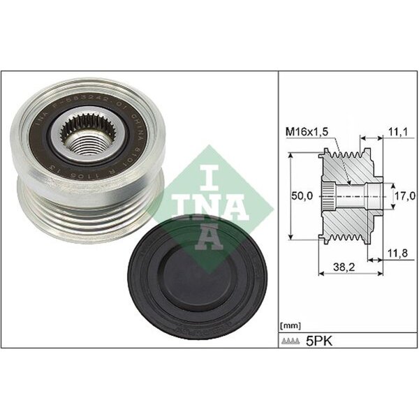Schaeffler INA 535 0337 10 Generatorfreilauf