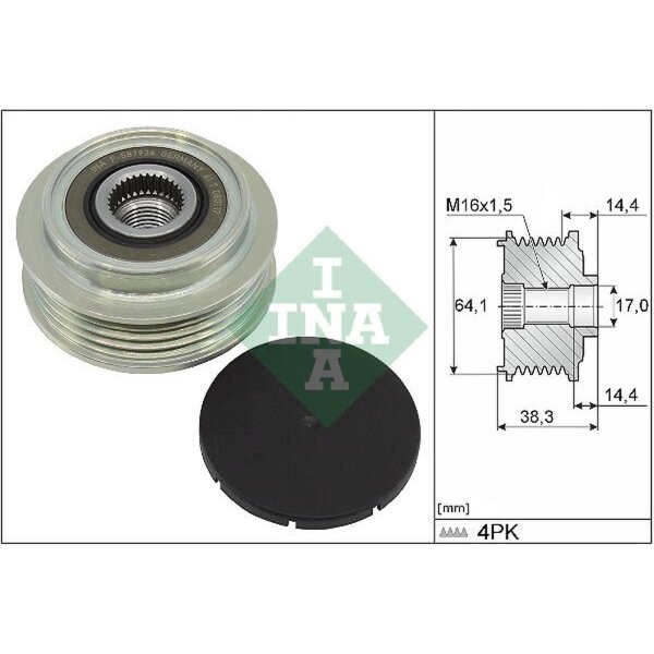 Schaeffler INA 535 0350 10 Generatorfreilauf