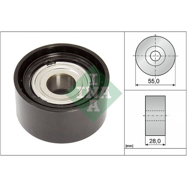 Schaeffler INA 532 0853 10 Umlenk-/Führungsrolle, Keilrippenriemen