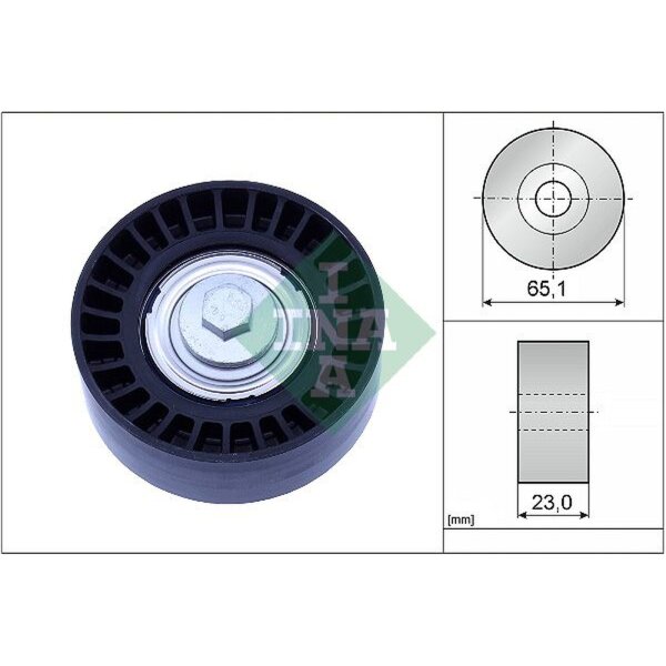 Schaeffler INA 532 0882 10 Umlenk-/Führungsrolle, Keilrippenriemen