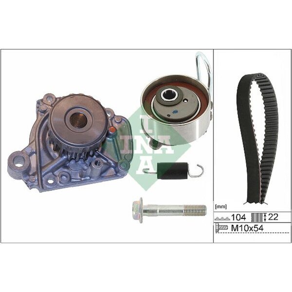 Schaeffler INA 530 0506 31 Wasserpumpe + Zahnriemensatz