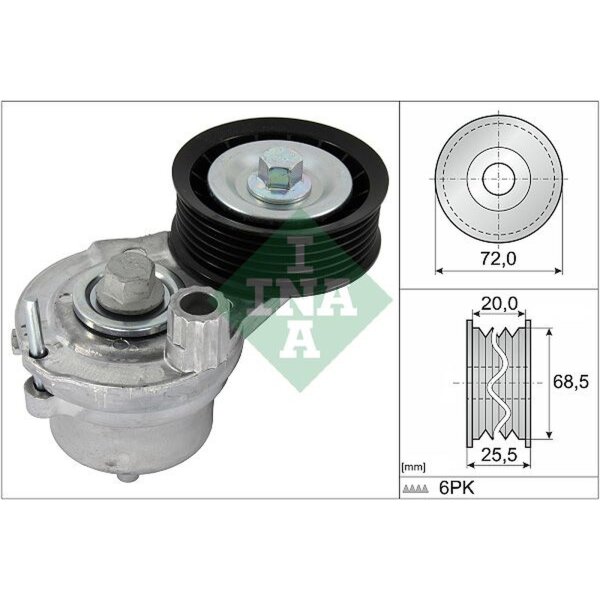 Schaeffler INA 534 0703 10 Riemenspanner, Keilrippenriemen
