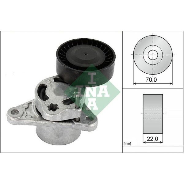 Schaeffler INA 534 0709 10 Riemenspanner, Keilrippenriemen