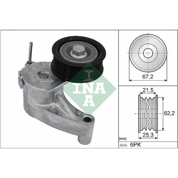 Schaeffler INA 534 0710 10 Riemenspanner, Keilrippenriemen