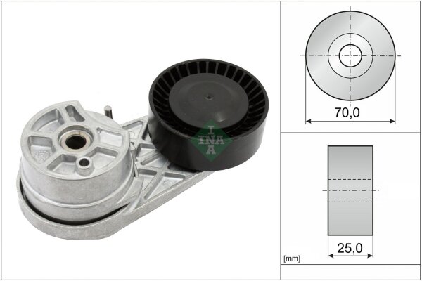 Schaeffler INA 534 0727 10 Riemenspanner, Keilrippenriemen