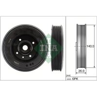 Schaeffler INA 544 0158 10 Riemenscheibe, Kurbelwelle
