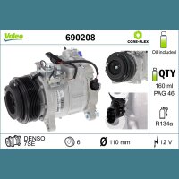 VALEO 690208 Kompressor, Klimaanlage