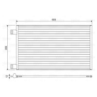 VALEO 822553 Kondensator, Klimaanlage