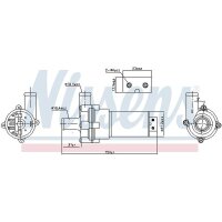 NISSENS 831050 Wasserpumpe, Motorkühlung