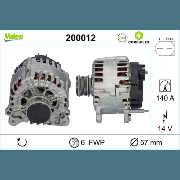 VALEO 200012 Generator
