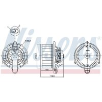 NISSENS 87815 Innenraumgebläse