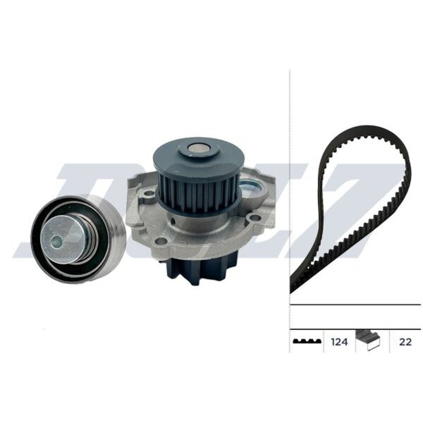 DOLZ KD161 Wasserpumpe + Zahnriemensatz