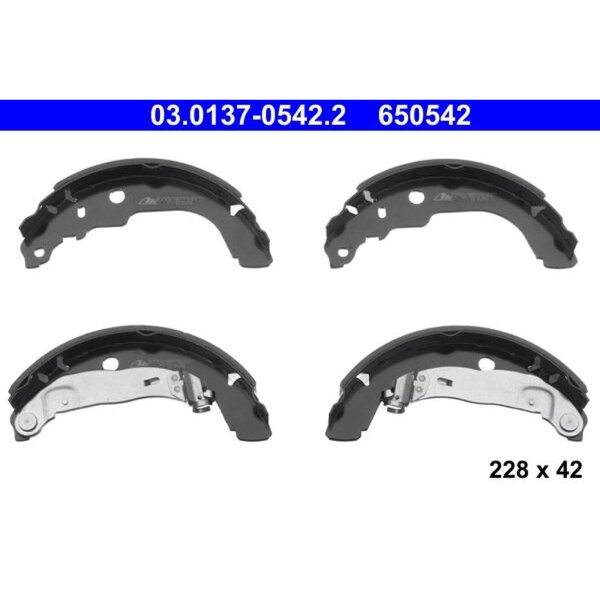 ATE 03.0137-0542.2 Bremsbackensatz