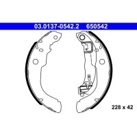 ATE 03.0137-0542.2 Bremsbackensatz