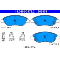 ATE 13.0460-3878.2 Bremsbelagsatz, Scheibenbremse