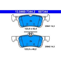 ATE 13.0460-7344.2 Bremsbelagsatz, Scheibenbremse