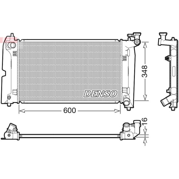DENSO DRM50110 Kühler, Motorkühlung