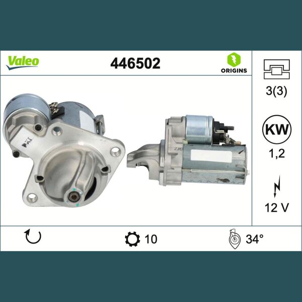 VALEO 446502 Starter