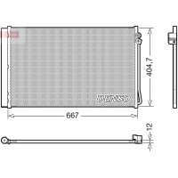 DENSO DCN17062 Kondensator, Klimaanlage