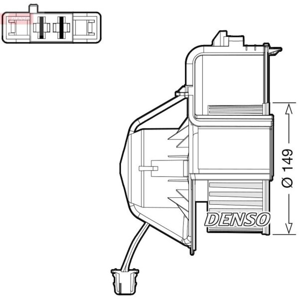 DENSO DEA05007 Innenraumgebläse