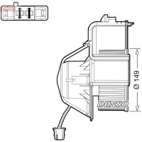 DENSO DEA05007 Innenraumgebläse