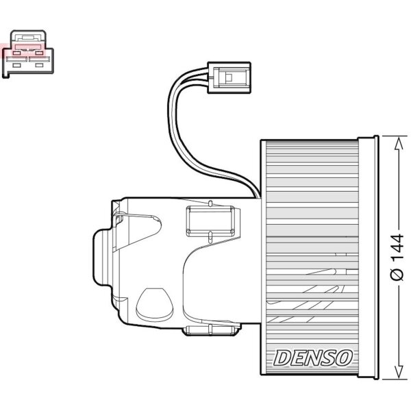 DENSO DEA05008 Innenraumgebläse