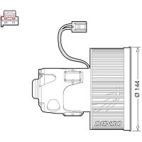 DENSO DEA05008 Innenraumgebläse