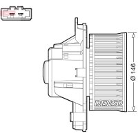 DENSO DEA21014 Innenraumgebläse