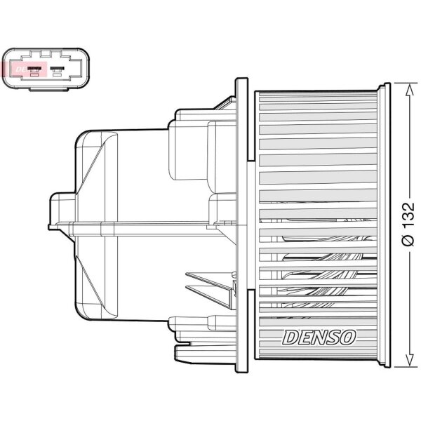 DENSO DEA33002 Innenraumgebläse