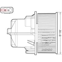 DENSO DEA33002 Innenraumgebläse