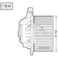 DENSO DEA41015 Innenraumgebläse