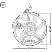 DENSO DER05009 Lüfter, Motorkühlung