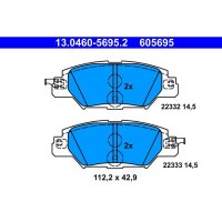 ATE 13.0460-5695.2 Bremsbelagsatz, Scheibenbremse