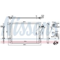 NISSENS 941144 Kondensator, Klimaanlage